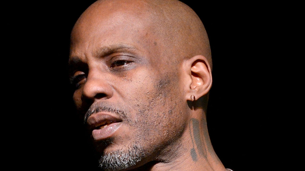 DMX performing on stage 