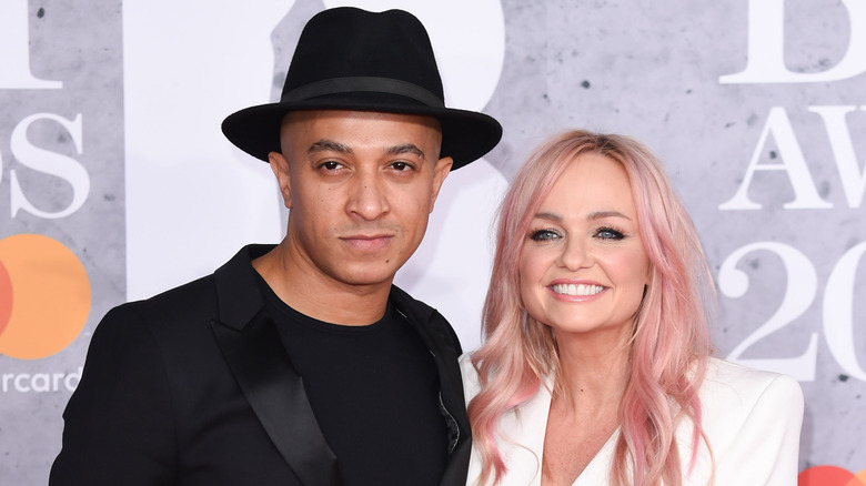 Jade Jones and Emma Bunton on the red carpet