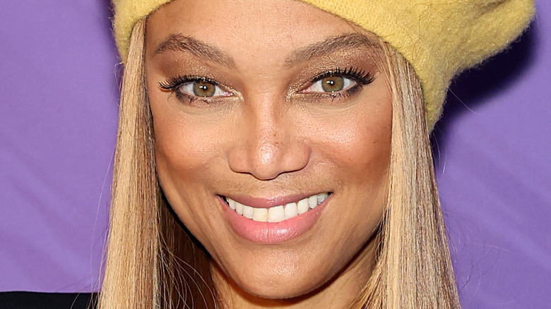 Tyra Banks smiling