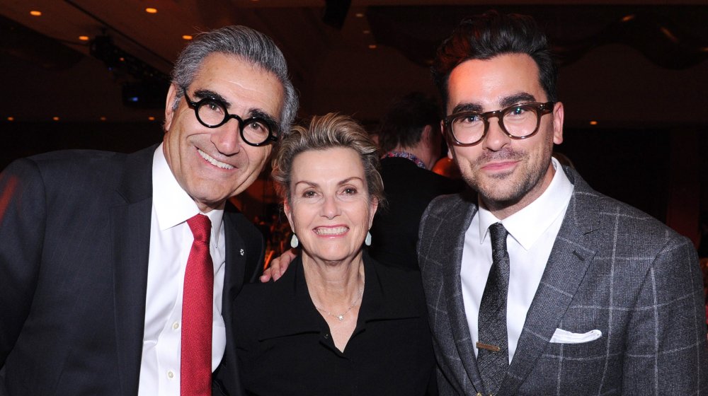 eugene levy, deborah divine, and dan levy