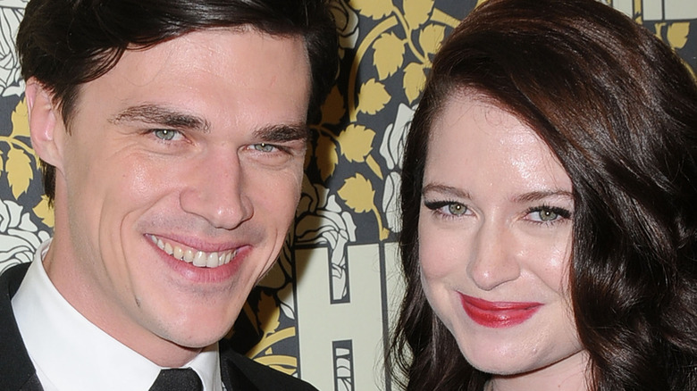 Finn Wittrock and Sarah Roberts