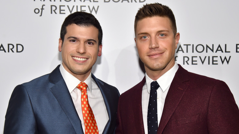 Gio Benitez and Tommy DiDario on red carpet