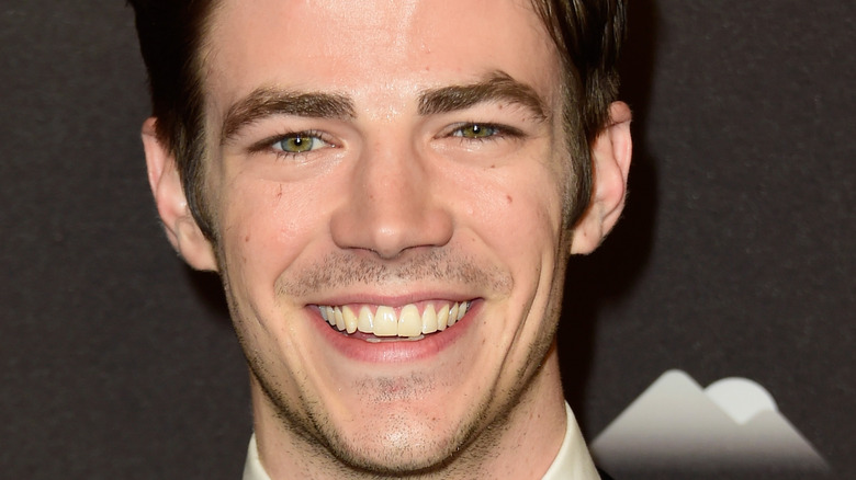 Grant Gustin smiling