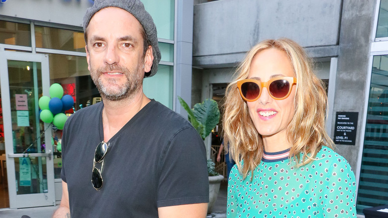 Manu Boyer and Kim Raver smiling