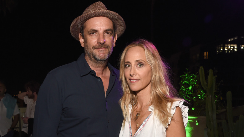 Manu Boyer and Kim Raver pose together