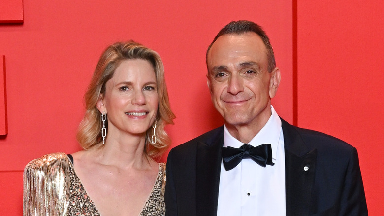 Hank Azaria and Katie Wright