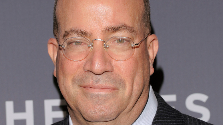 Jeff Zucker smiles on the red carpet