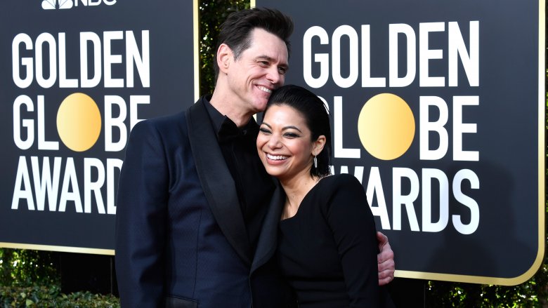 Jim Carrey and Ginger Gonzaga 