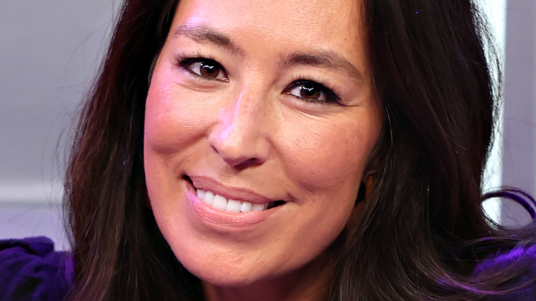 Joanna Gaines before a radio appearance