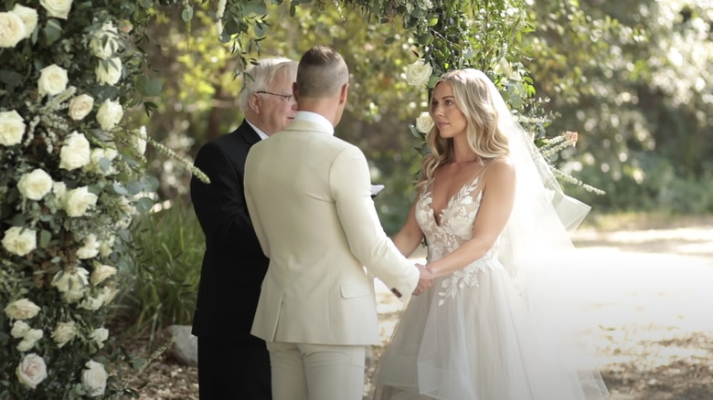 Samantha Cope and Joey Lawrence wedding