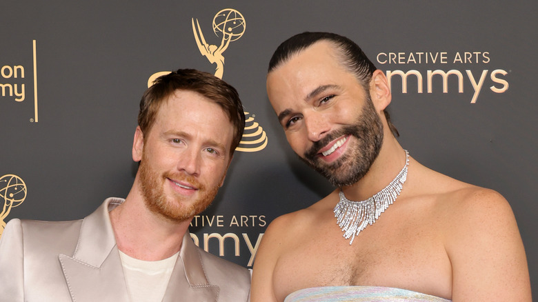 Jonathon Van Ness with husband Mark Peacock