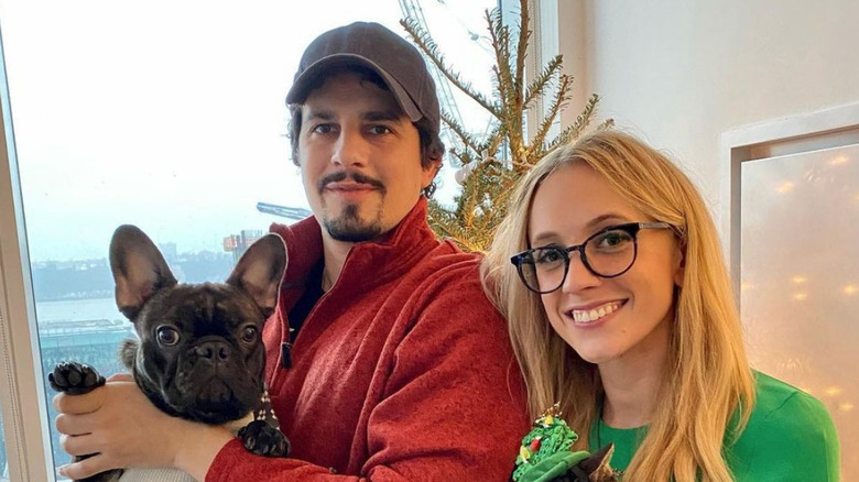 Kat Timpf and Cameron Friscia 
