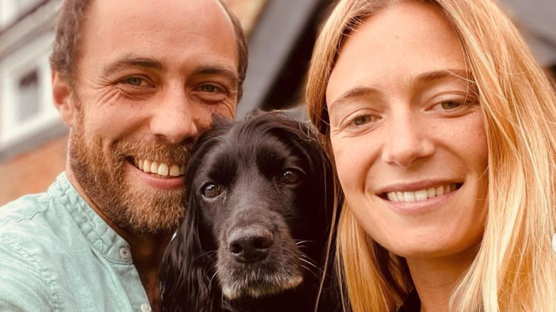 James Middleton Alizée Thevenet selfie dog