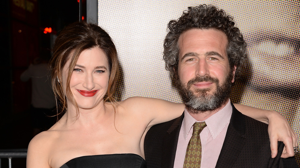Kathryn Hahn and Ethan Sandler posing together