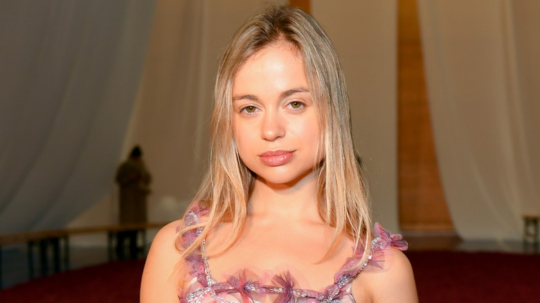 Lady Amelia Windsor posing
