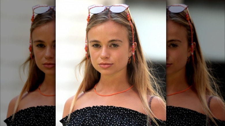 Lady Amelia Windsor posing