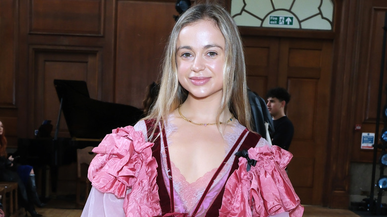 Lady Amelia Windsor smiling