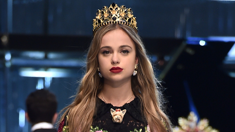 Lady Amelia Windsor modeling