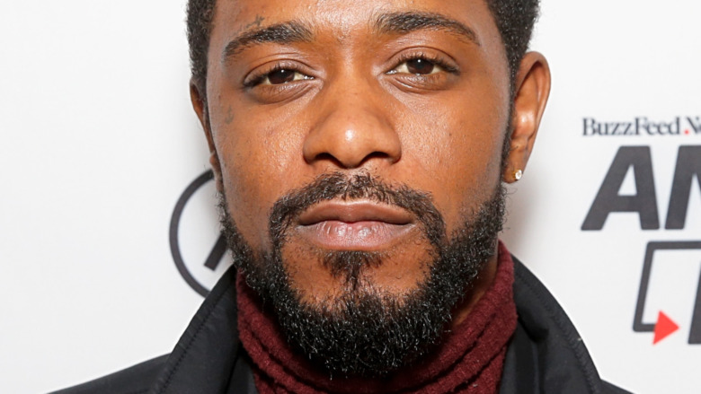 LaKeith Stanfield staring