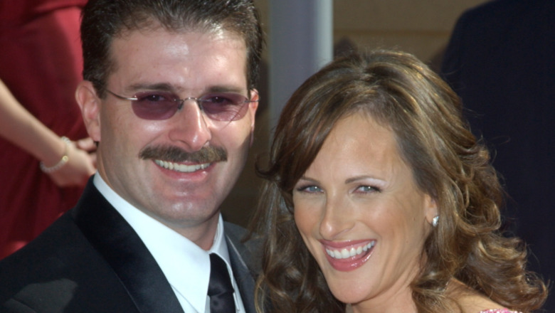 Marlee Matlin and Kevin Grandalski smiling