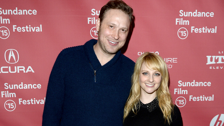 Winston and Melissa Rauch smiling