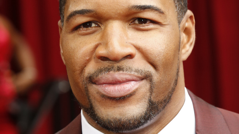 Michael Strahan smiling