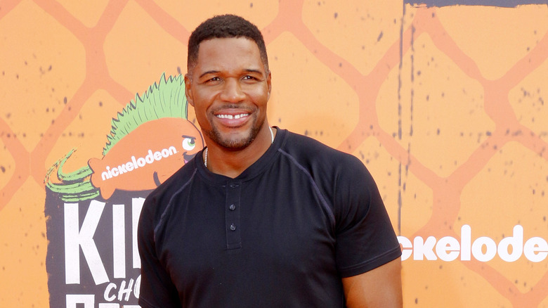 Michael Strahan smiling