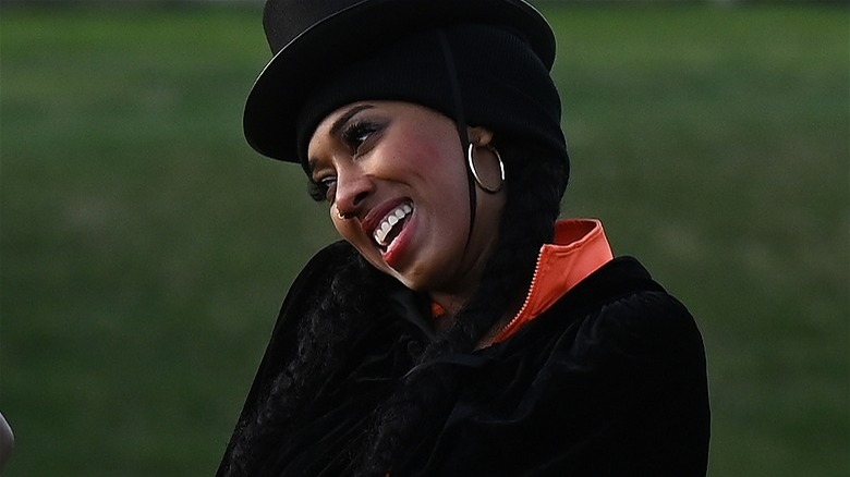 Monay smiling 