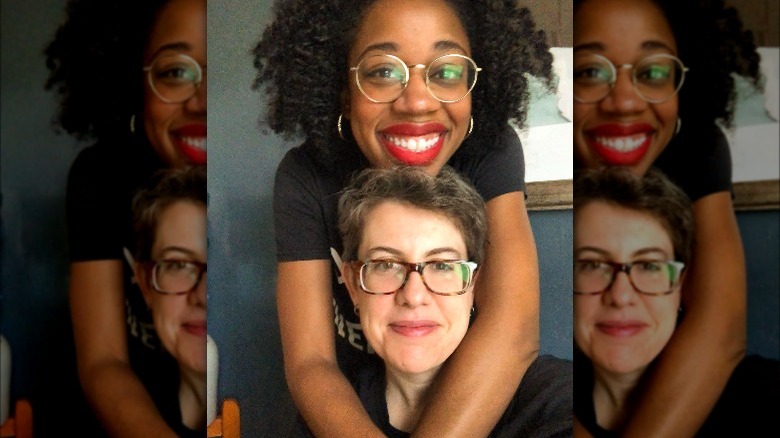 Diona Reasonover and Patricia Villetto smiling together