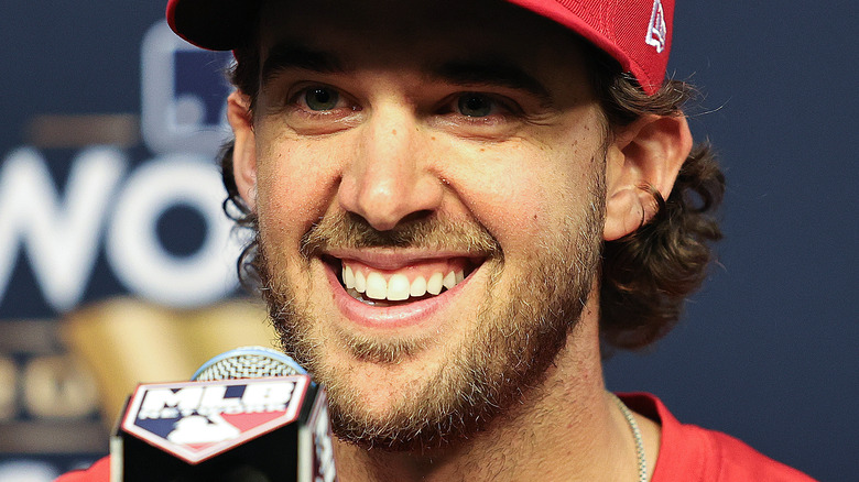 Aaron Nola smiling