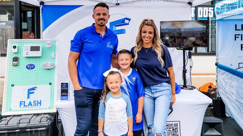 Cabral family posing together