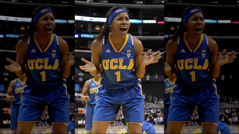 Nina Westbrook (nee Earl) playing for UCLA