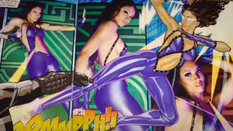 Super C comic book in Fantasy Ride