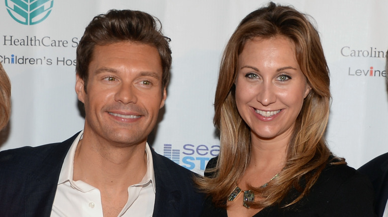 Ryan Seacrest poses with his sister