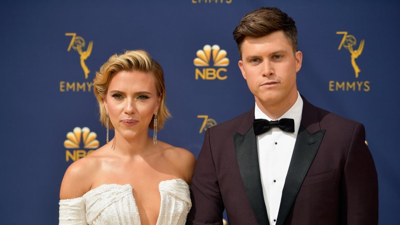 Scarlett Johansson & Colin Jost