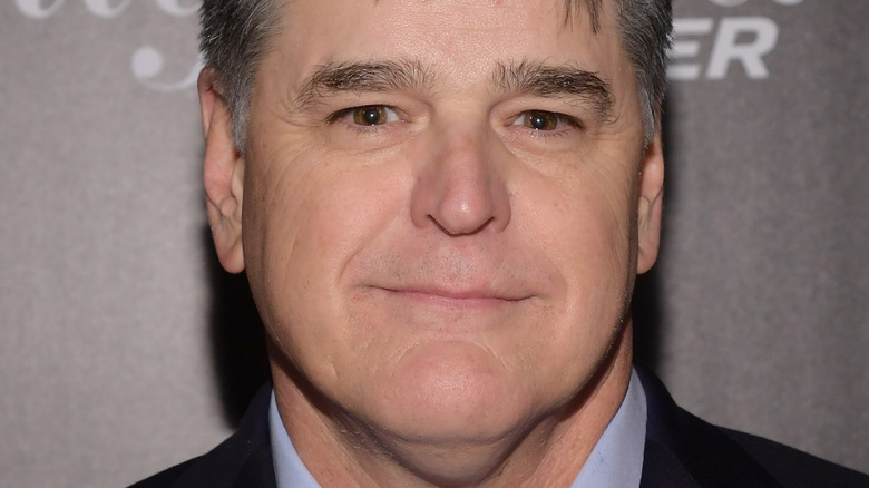 Sean Hannity lips pursed