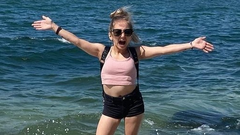 Shauna Rae at the beach