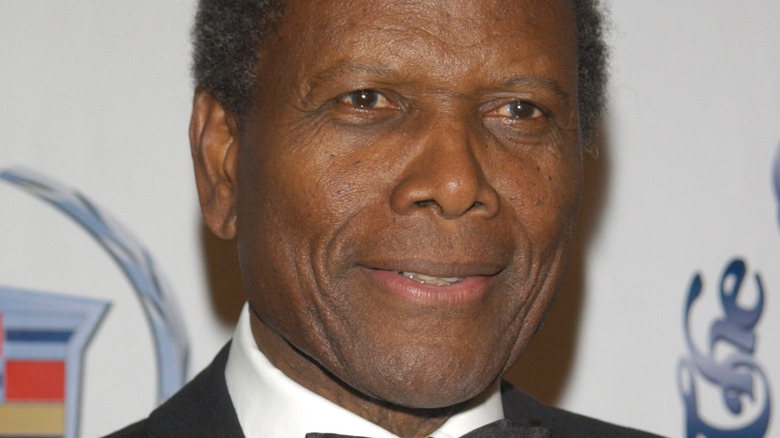 Sidney Poitier red carpet 