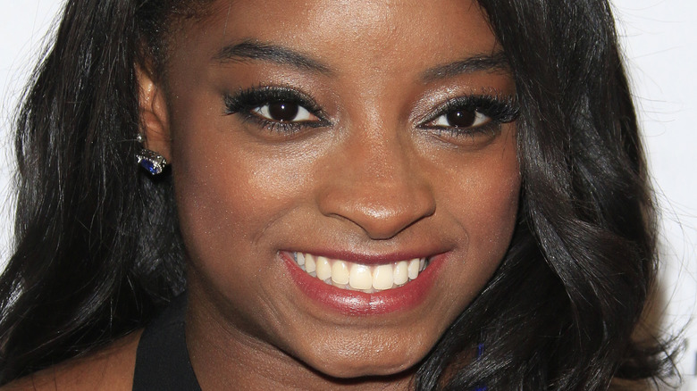 Simone Biles smiling