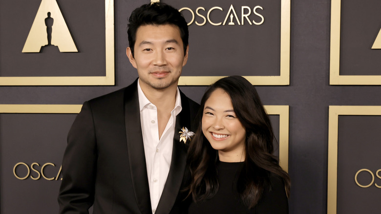 Simu Liu and Allison Hsu pose together