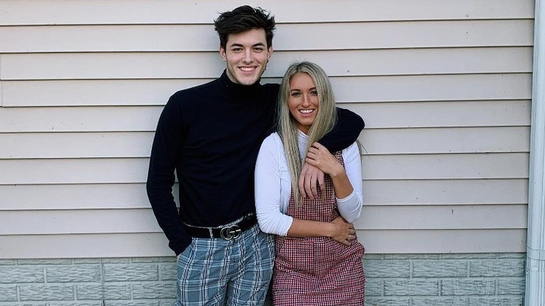 Griffin Johnson and Macy Broyles posing together 