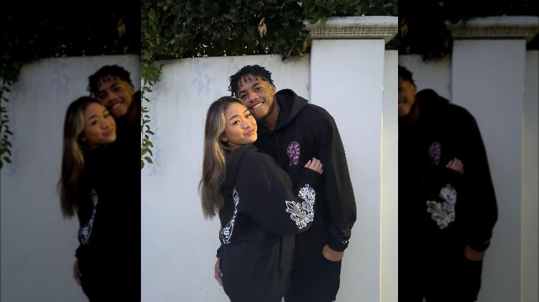 Sunisa Lee and Jaylin Smith