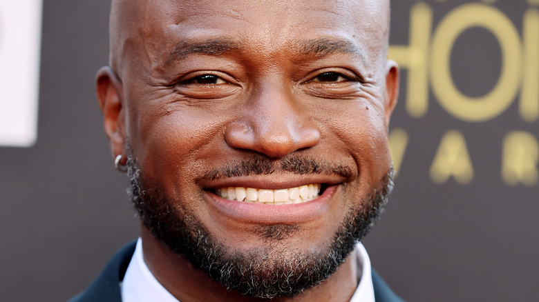 Taye Diggs smiling wide