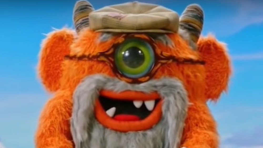 The Masked Singer's Grandpa Monster during the competition