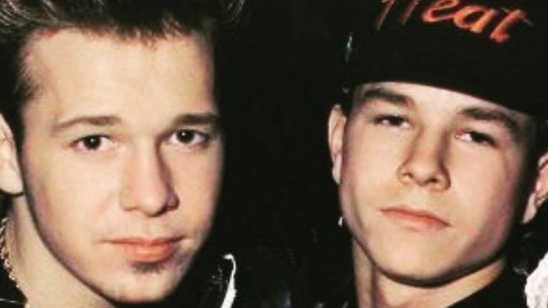 Donnie and Mark Wahlberg circa 1988