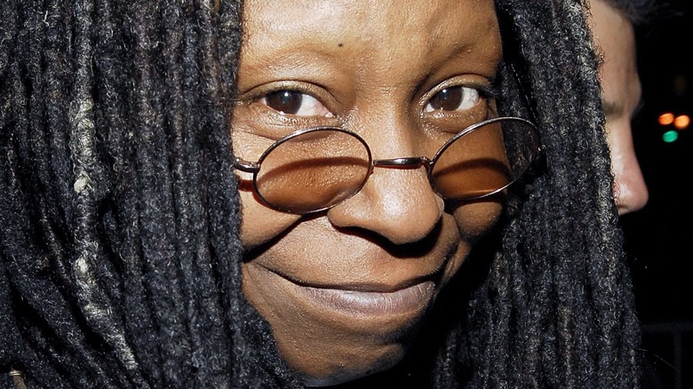 Whoopi Goldberg dreadlocks glasses