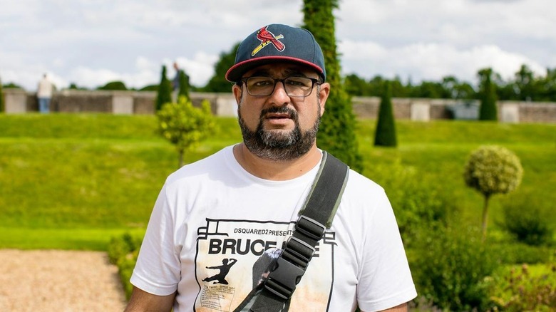 Ali Rafiq standing in a park