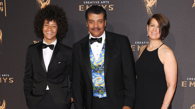 Neil DeGrasse Tyson and his family
