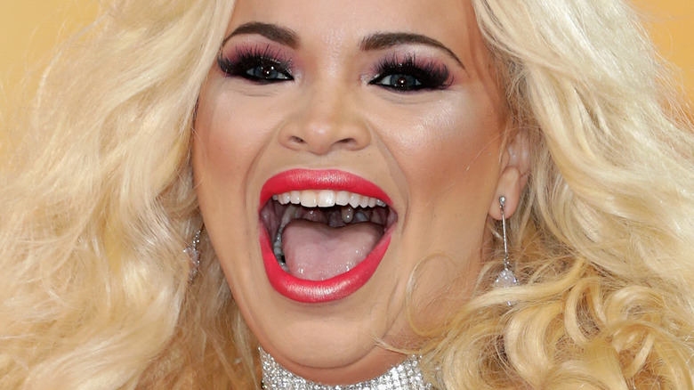 Trisha Paytas smiles