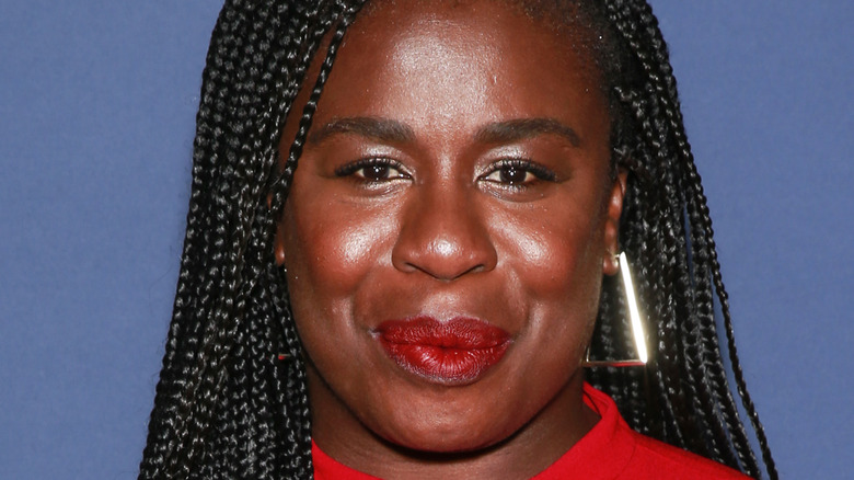 Uzo Aduba on the red carpet